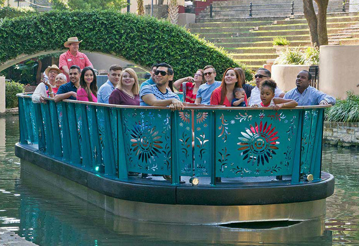 Screenshot people inside a river boat