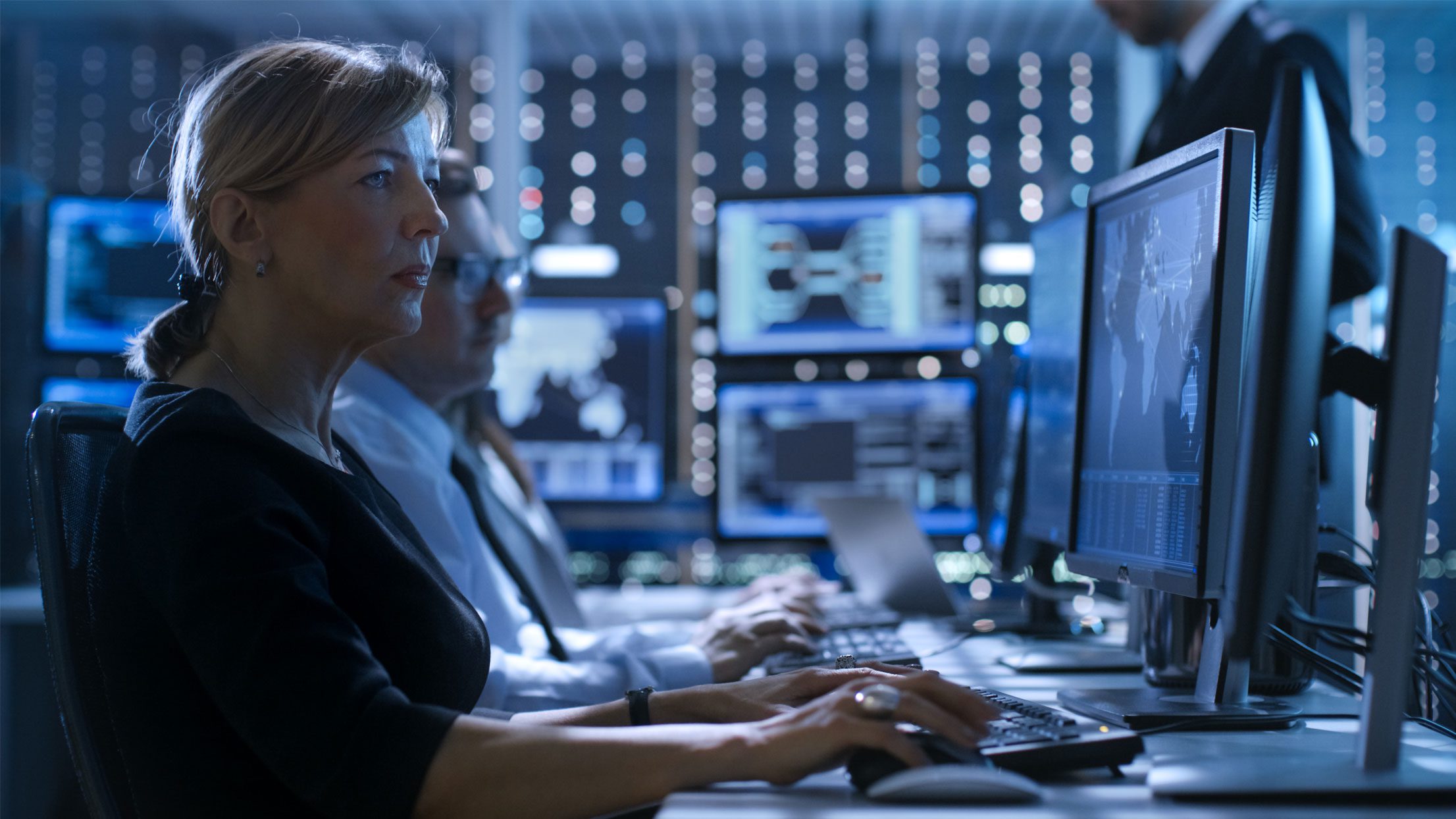 Pic: SecDevOps agents developing at workstations